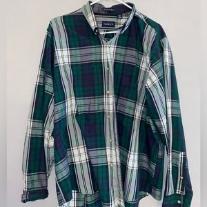 Green FoxHunt Plaid Flannel